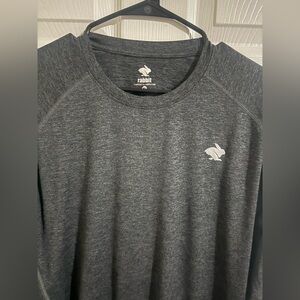 Run Rabbit EZ Long Sleeve Tee Black Charcoal Size Medium